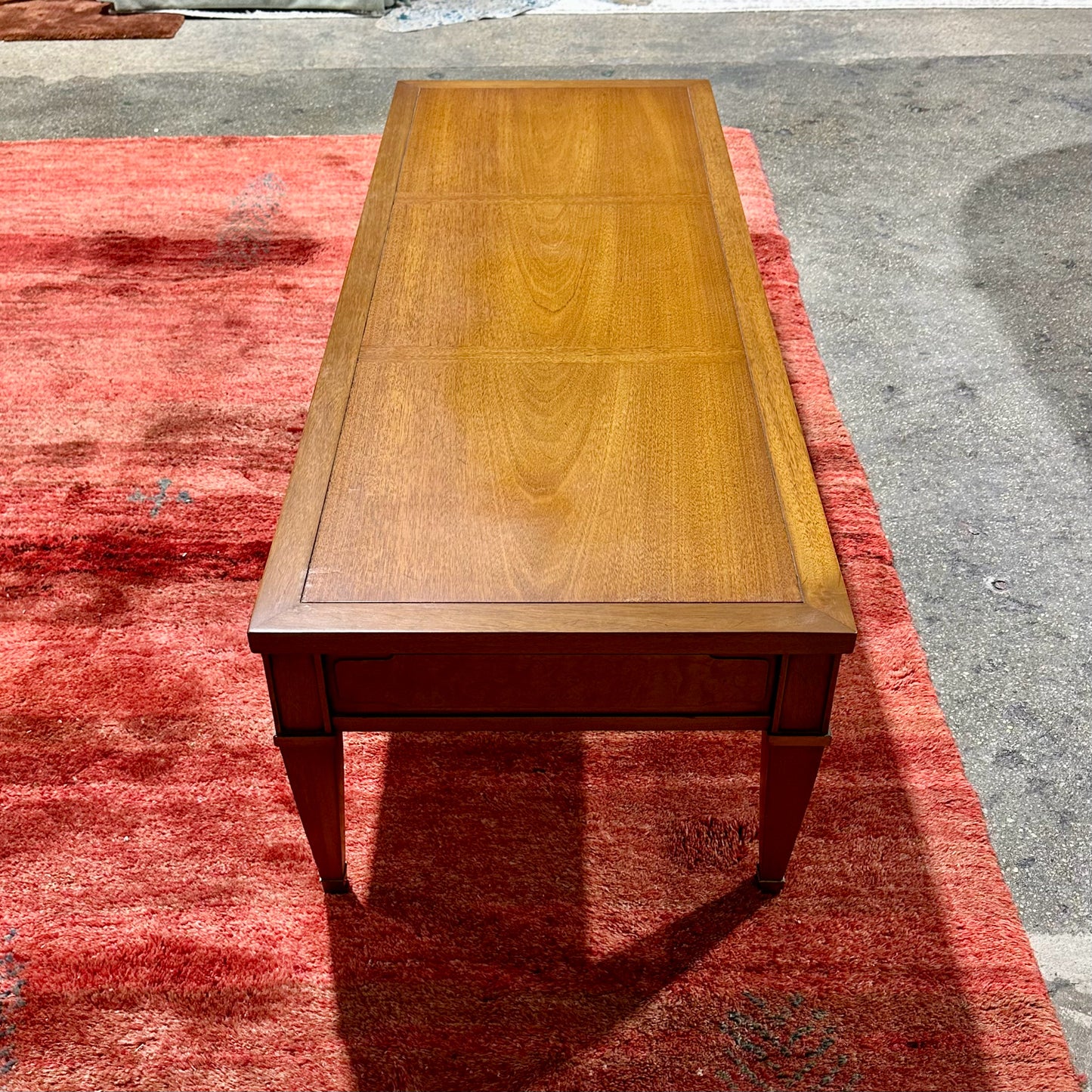 MCM Rectangular Coffee Table, 54" L x 20" W x 15" H