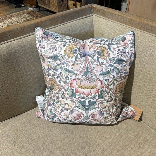 NWT Wm Morris At Home 'Lodden Rose' Feather Filled Pillow, 20"Sq