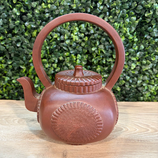 VTG Yixing Zisha Teapot, 6.25"W x 5"D x 7"H