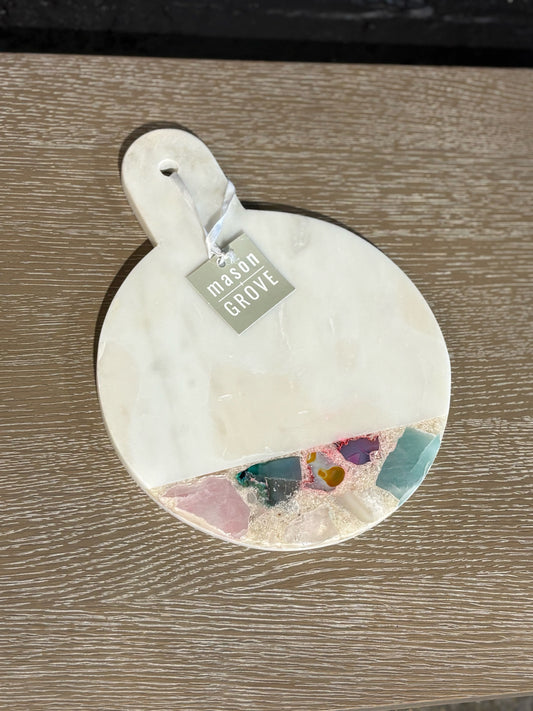 Marble Cheese Board 12" L x .5" D x 9" W