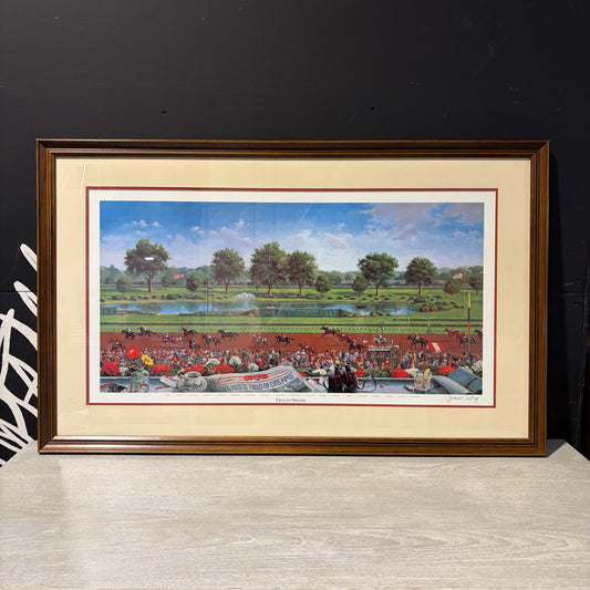 Signed Print "Field of Dreams" by Cortez, 42"W x 26"H