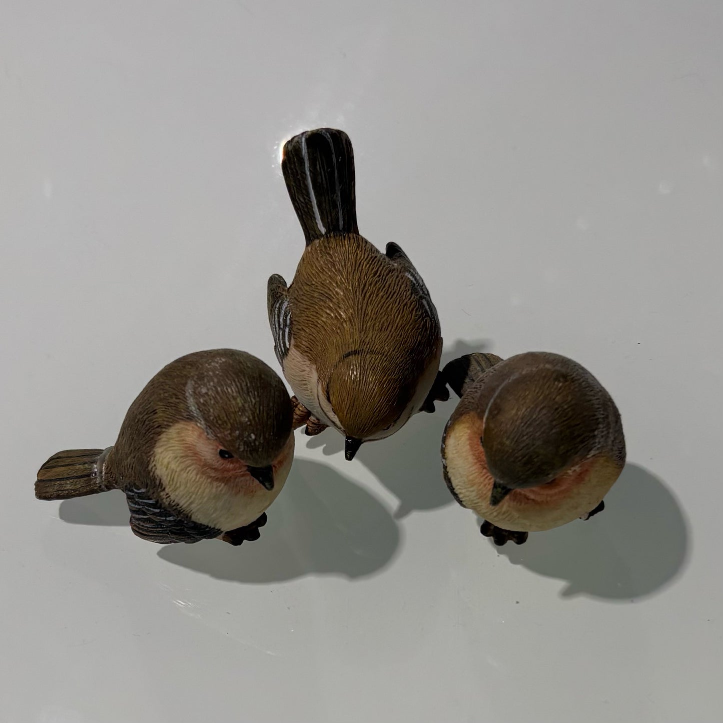 SET 3 Resin Birds 2.5" L x 1.5" W x 2" H
