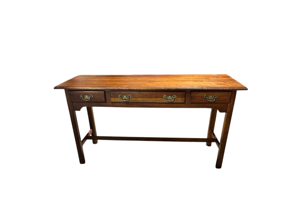 Queen Anne Console Table, cherry finish, 16"D x 52"W x 28.5"H
