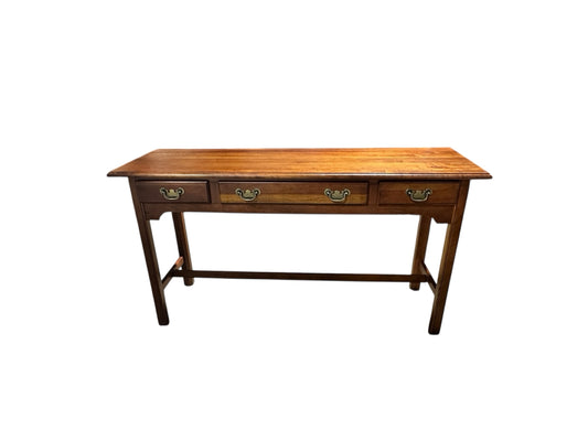 Queen Anne Console Table, cherry finish, 16"D x 52"W x 28.5"H