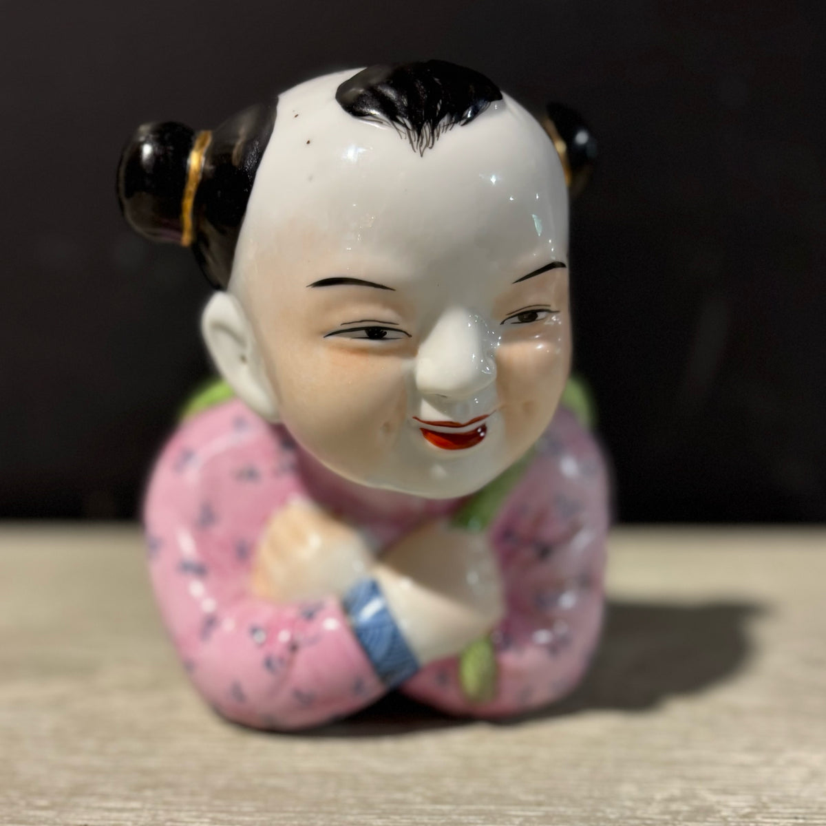 VTG Porcelain Chinese Pillow