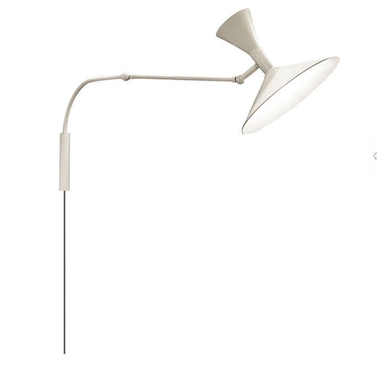 NEMO Le Corbusier Lampe de Marseille Mini Wall Sconce, 33.5"W x 11.8"D x 19.7"H