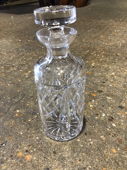 Waterford Lismore Spirit Decanter 3.5" dia base x 10"H