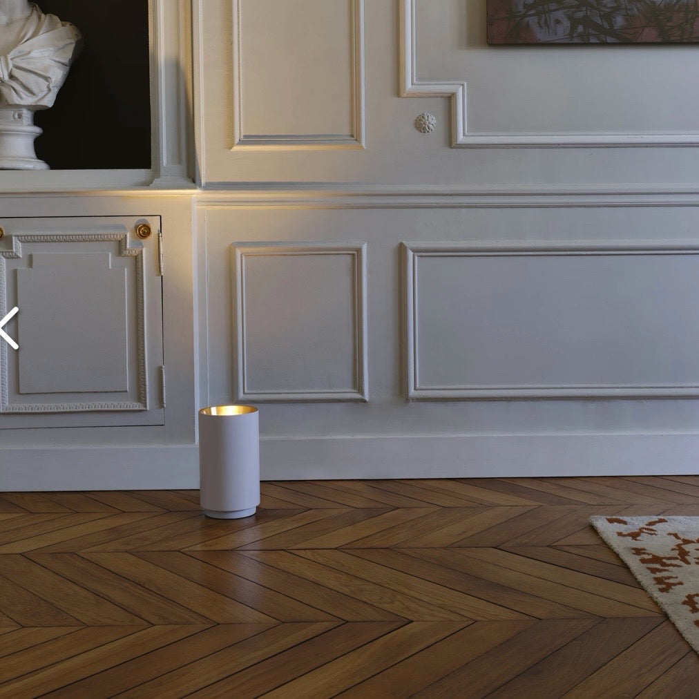 DCW Editions, Tobo Floor Lamp, White, 9.5"H x 5.5"DIA