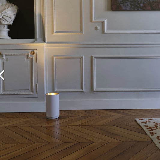 DCW Editions, Tobo Floor Lamp, White, 9.5"H x 5.5"DIA