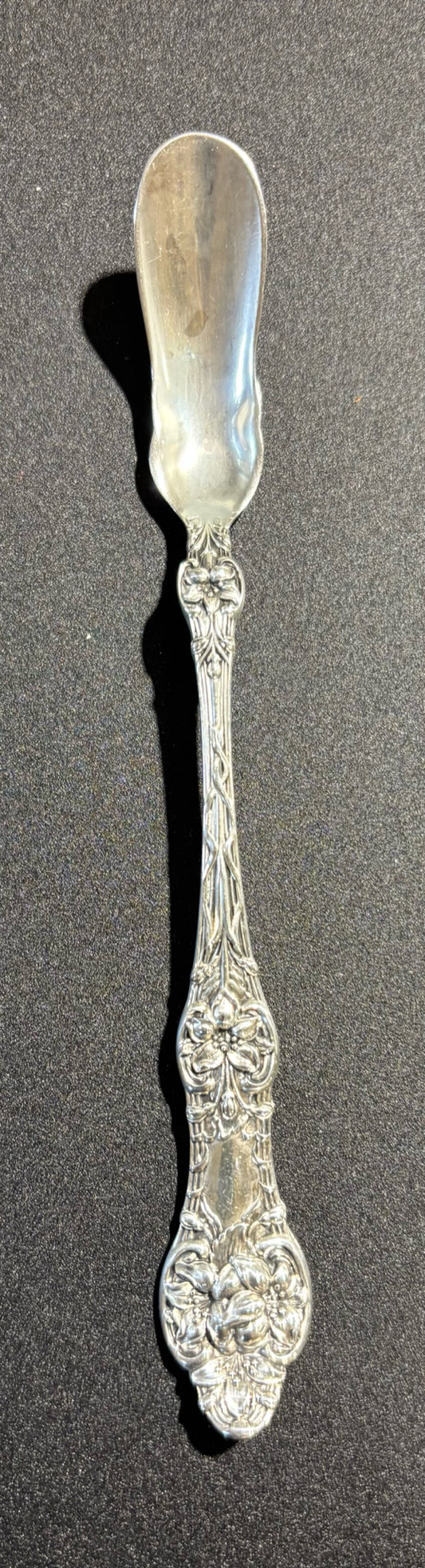 Old Orange Blossom Sterling Horseradish Scoop 6" L x .5" W