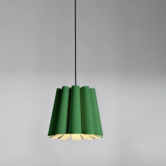 Bruck Lighting Renata Pendant Light, Green / Ash,  Medium: 12.6" Dia x 11.8"H