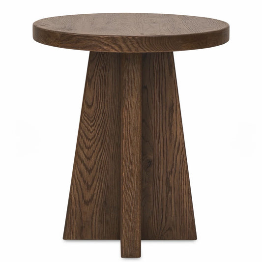 NEW Hooker Driftwood end table, worn saddle finish,22"W x 22"D x 25"H