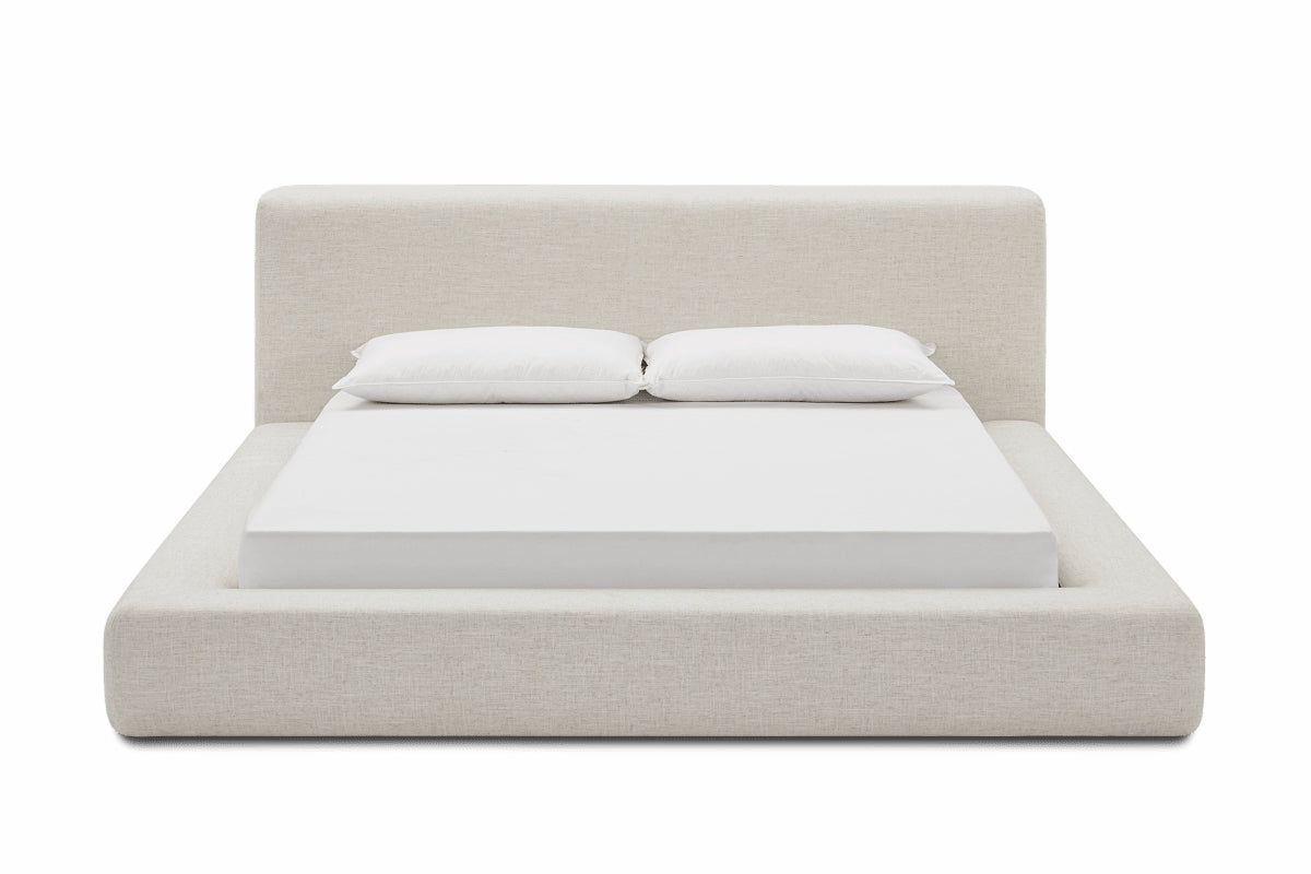 Dawson King Size Bed, Beach Linen, 92.9" W x 98.4" D x 35" H