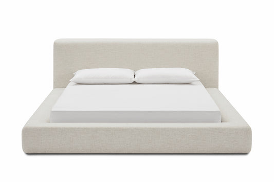 Dawson King Size Bed, Beach Linen, 92.9" W x 98.4" D x 35" H