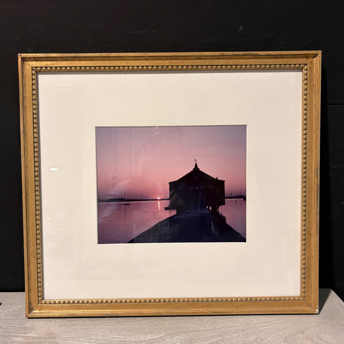 Boat House Photo 18.5"W x 16.5"H