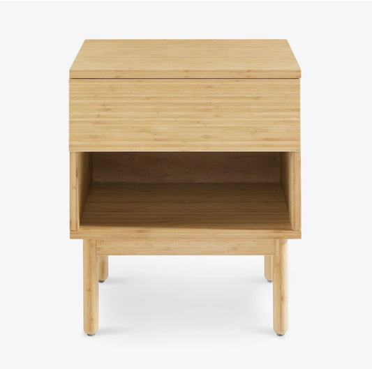 NEW Chloe nightstand, bamboo, 18"W x 19"D x 22H