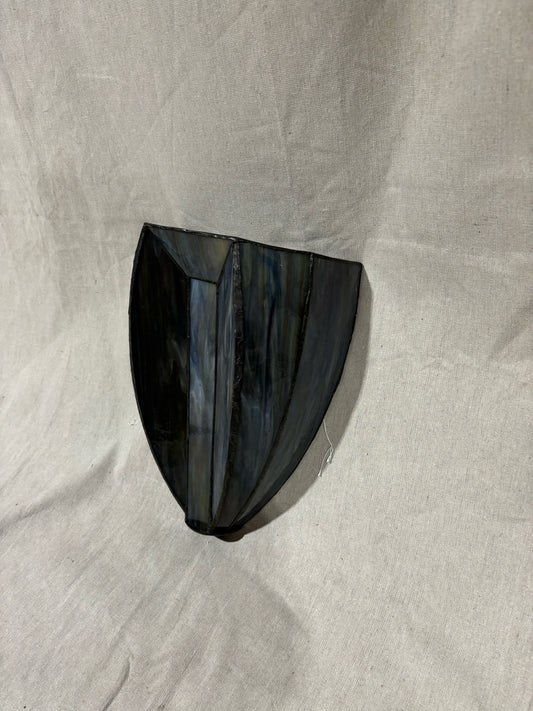 1 Glass Empire Style Wall Sconce -12.5 H x 11W