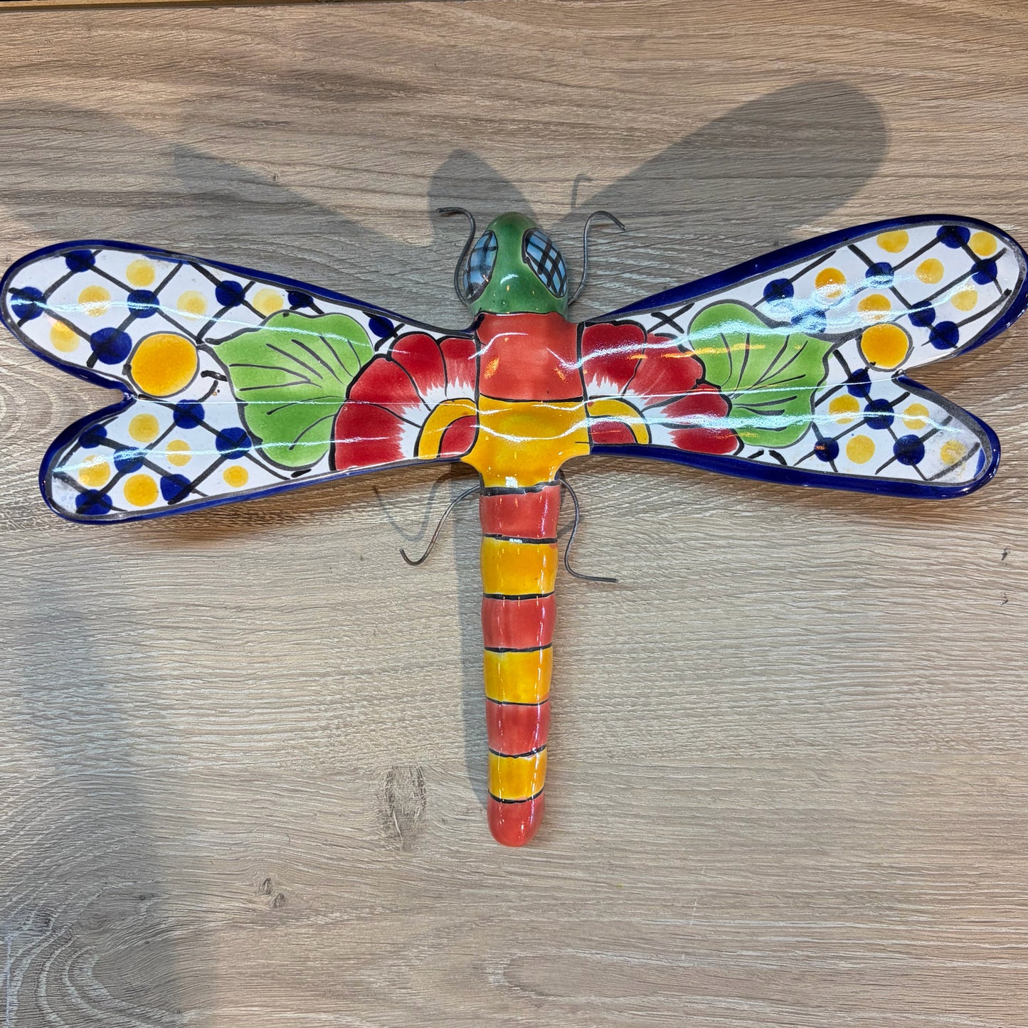 Mallorca Dragonfly Wall Hanging, 7.75"W x 10.25"L