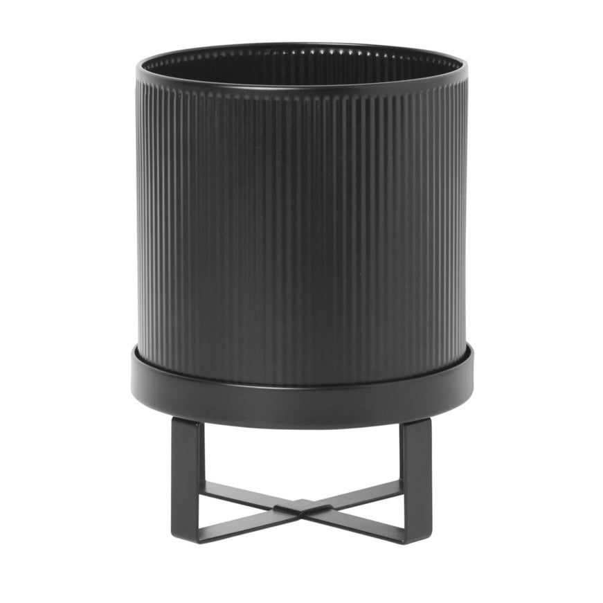 Bau Pot, Large Black, 11"Dia x 15" H
