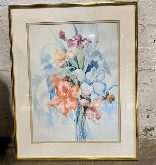 Iris Print, Debbie Hearle, 20.5"H x 16.5"W x .75"D