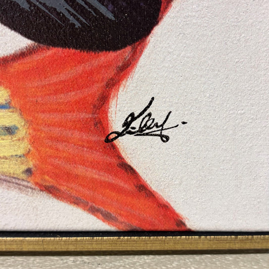 Pair of Coastal Colorful Fish, Canvas, 28.5"H x 20.5"W x 1.75"D (Each)