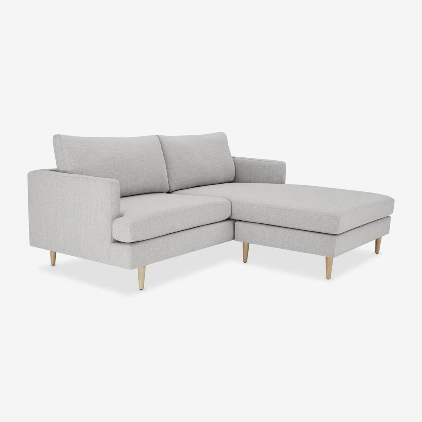 NEW Ludlow sectional, dove, 80"W x 66.75"D x 32"H