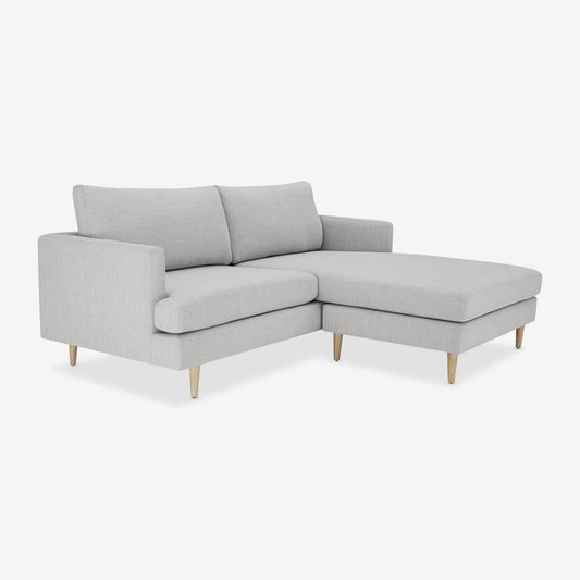 NEW Ludlow sectional, dove, 80"W x 66.75"D x 32"H