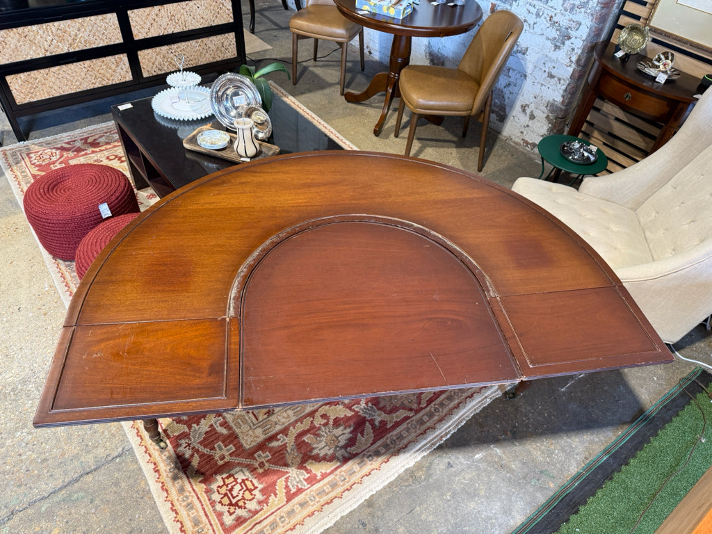 ATQ c. 1920s Hunt Table w/copper insert, 58"W x 40"D x 28.5"H