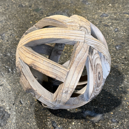 Coastal geometric accent sphere