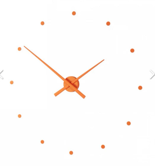 NIB Large Nomonn OJ wall clock, 31.5"W