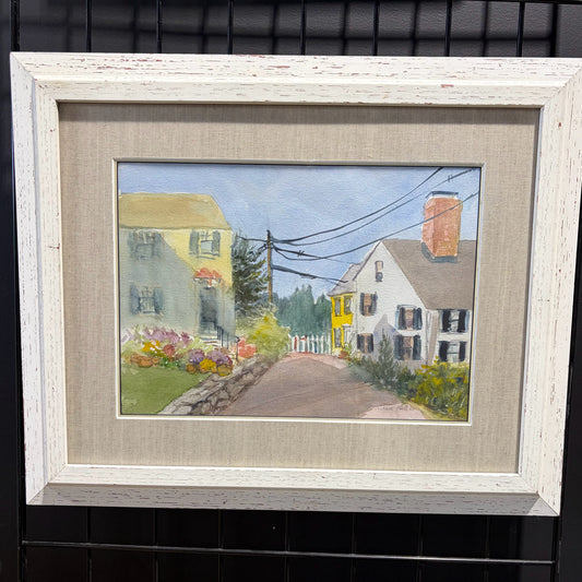 Original Watercolor by Marie Hall, 19"H x 23.5"W
