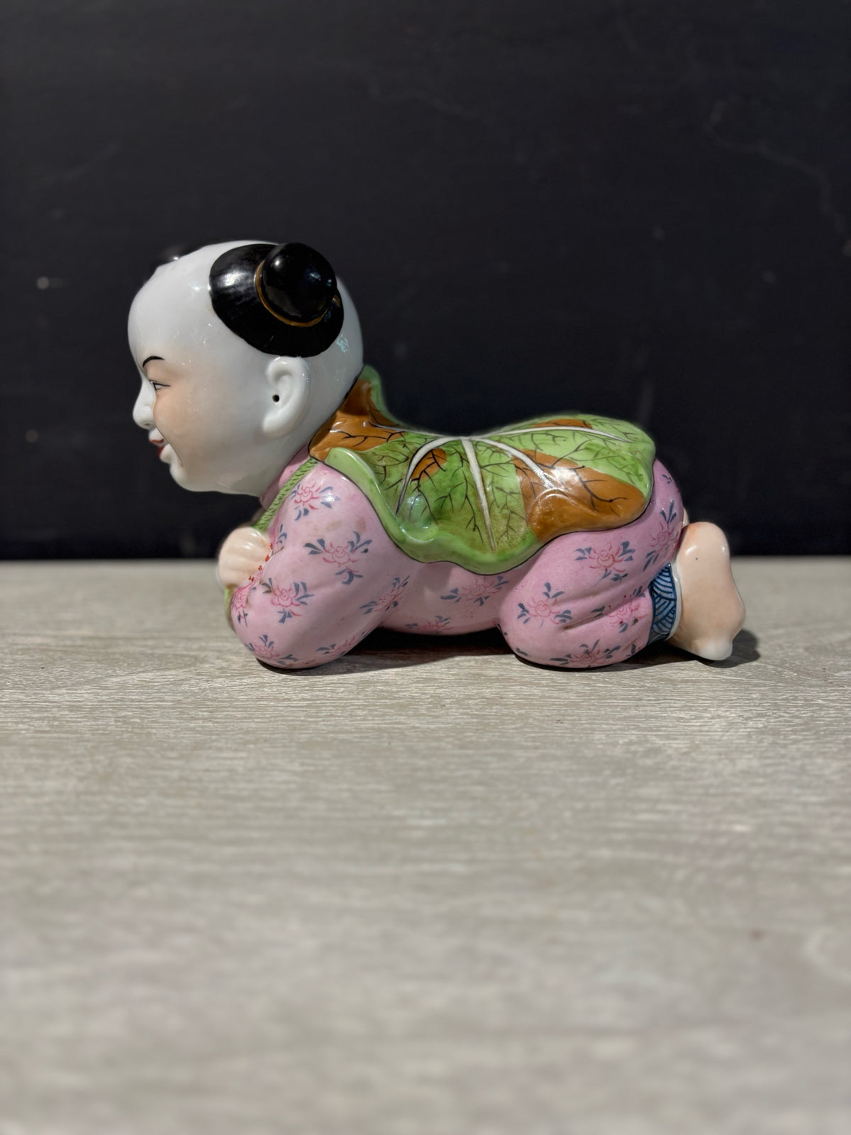 VTG Porcelain Chinese Pillow