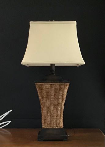 Rush Bottom Lamp 30"Hx15"W
