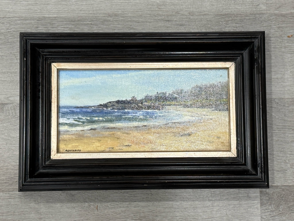 "Sitting Pretty"oil on board,Todd Montanaro, 16.5"W X 10.5"H