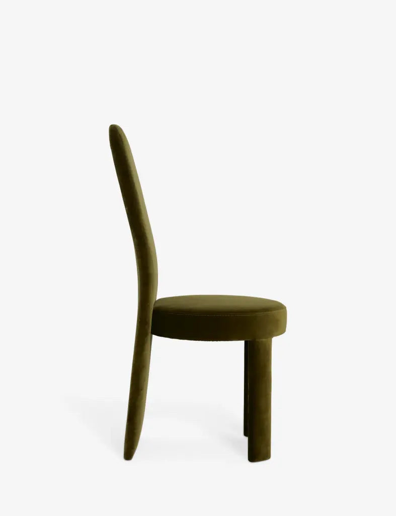 Halbrook Dining Chairs by Sarah Sherman Samuel, Pair, Green,19.5"W x 17"D x 40"H