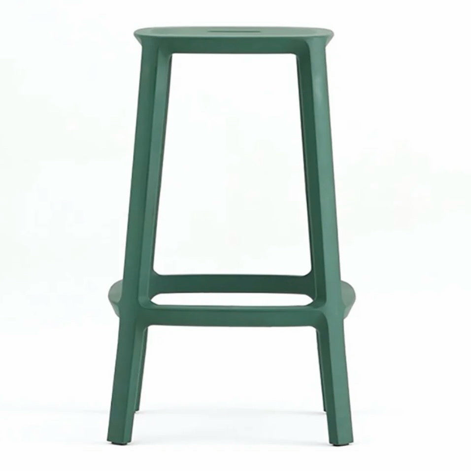 New Toou Cadrea Bar Stool, Green, 17"W x 17"D x 30"H