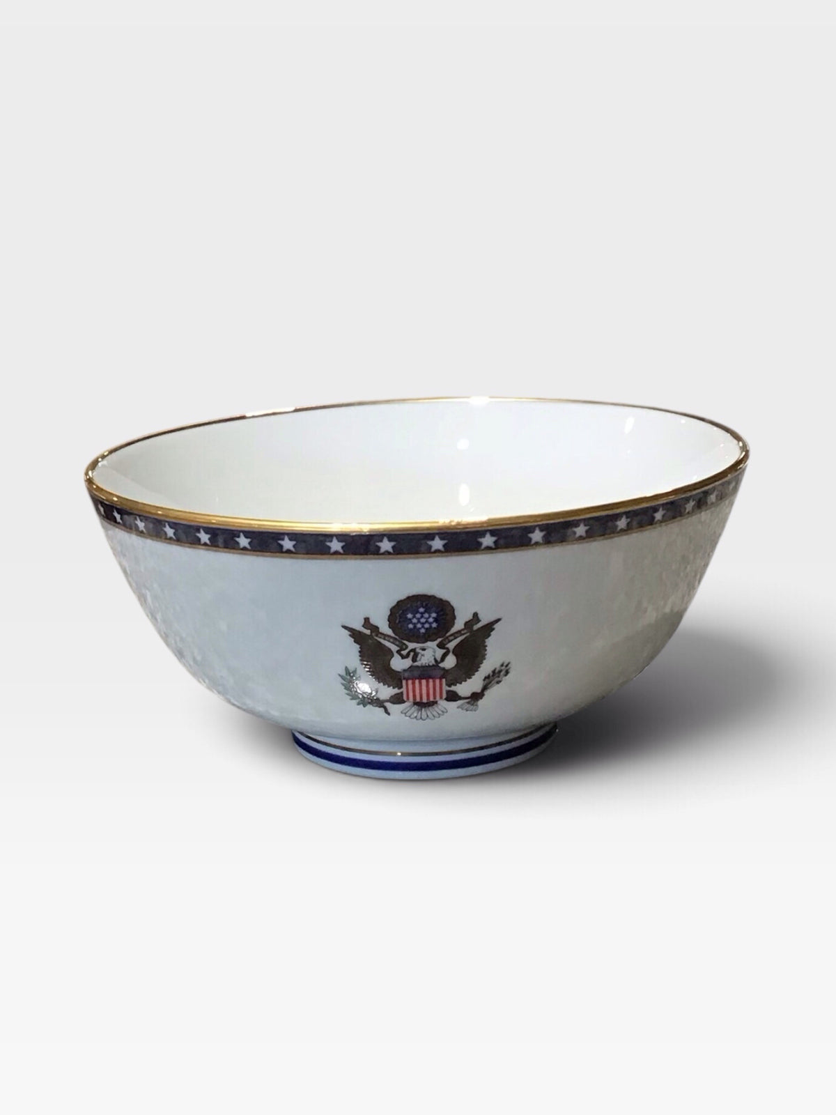 Presentation Bowl Great Seal by Woodmere 7" Diam x 3.5" H