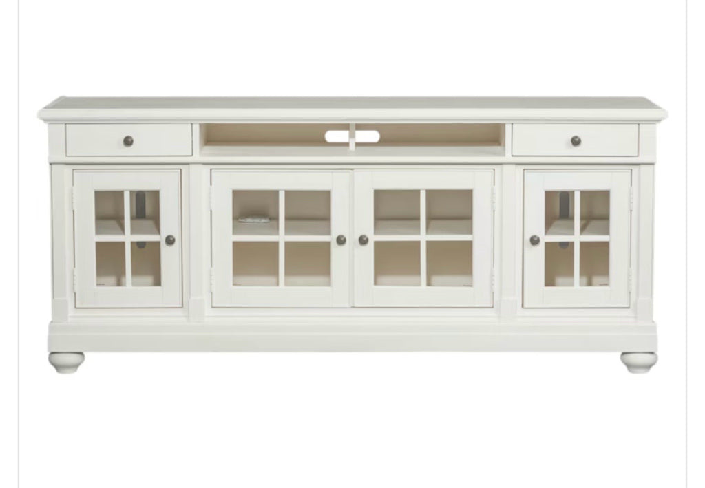 Liberty Furniture media credenza, 62"W x 19"D x 32"H