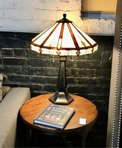 Tiffany Style Mission Table Lamp 24"x19"