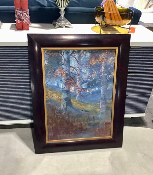 Framed W A Eyden Pastel 31"x24.5