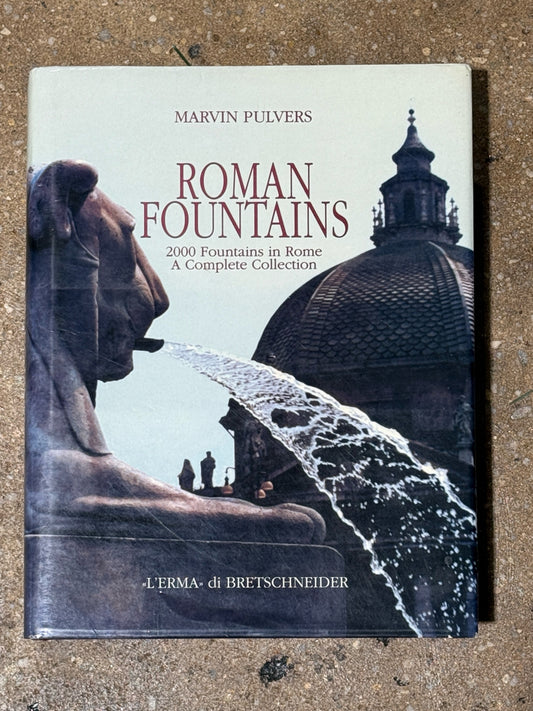 "Roman Fountains", signed M. Pulver