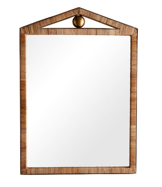 NEW Arteriors Caribe mirror (AS IS) , 28.5"W x 40.5"L x 1.5"H