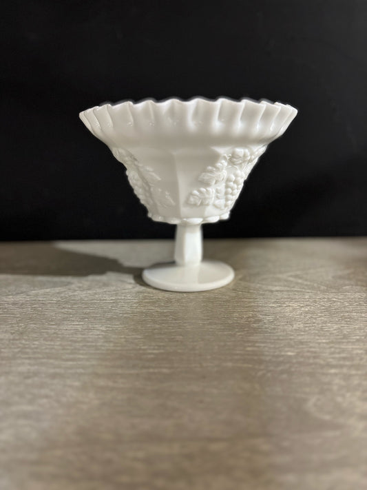 Vintage Westmoreland Milk Glass Compote