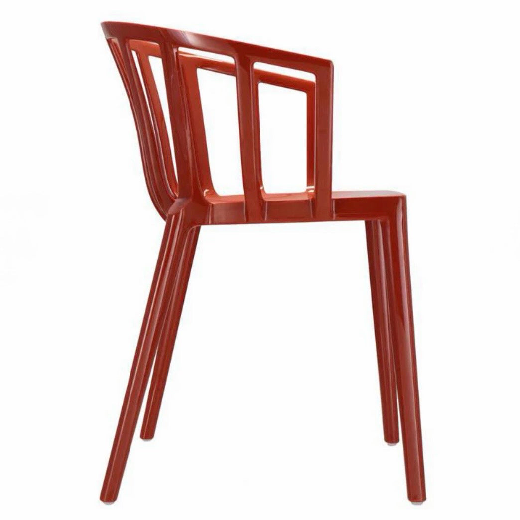 Venice Dining Chair (Set of 2), Rusty Orange, 20.7"W x 20"D x 29.5"H