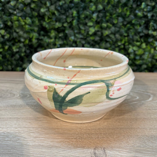 Handmade Pottery Bowl, 5.5"Dia x 3"H