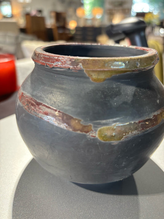 SOK Ceramic Pot - 5"W x 4"H