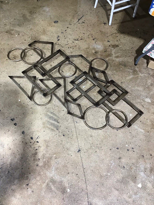 Large Geometric Wall Art 61"W x 36"L x 2"D