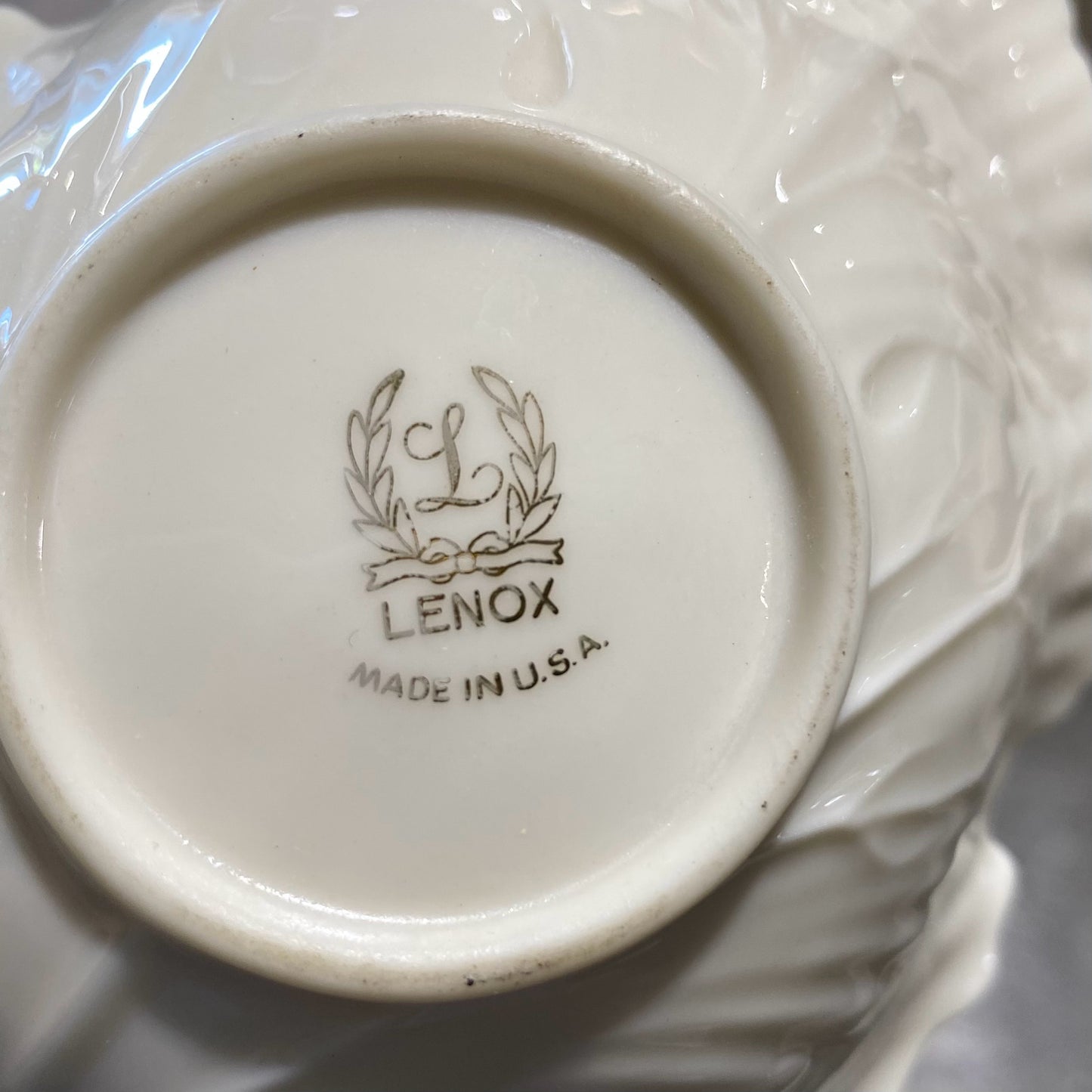 Lenox Double Leaf Dish, 10.25" x 5.5"D x 3"H