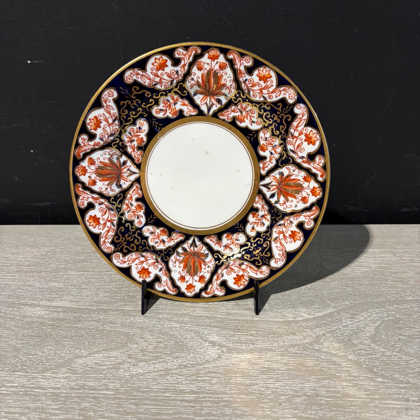 VTG Thos. Bevington Imari Dessert Plate, 7.25'Dia