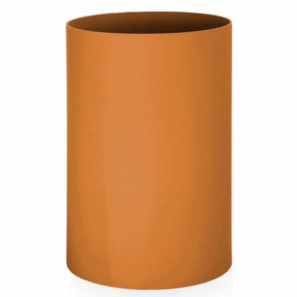 Kartell Waste Basket, Orange, 9.9"Dia x 15"H